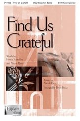 Find Us Grateful SATB choral sheet music cover